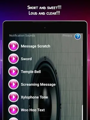 Notification Sounds android App screenshot 0